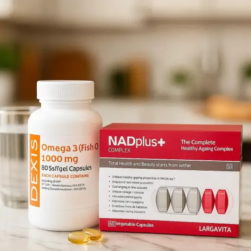 [NADOM3] NADplus+ Complex & Omega 3 Gel Caps